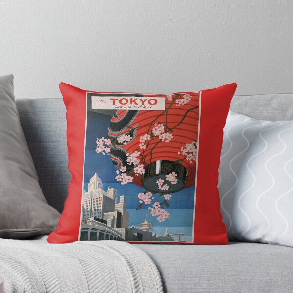 Item preview, Latern y Sakura - Tokio Póster designed and sold by curiousque.