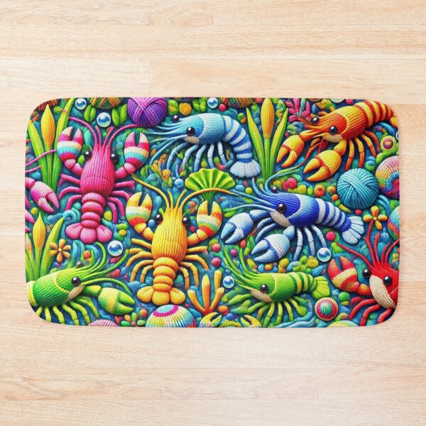 Item preview, Kawaii Knitted Yabby Underwater Pattern designed and sold by Sillytoe.