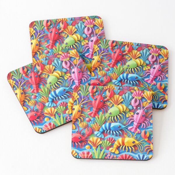 Item preview, Kawaii Paper Art Yabby Underwater Scene designed and sold by Sillytoe.