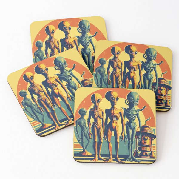 Item preview, Aliens (Retro) designed and sold by Bubble-Boris.