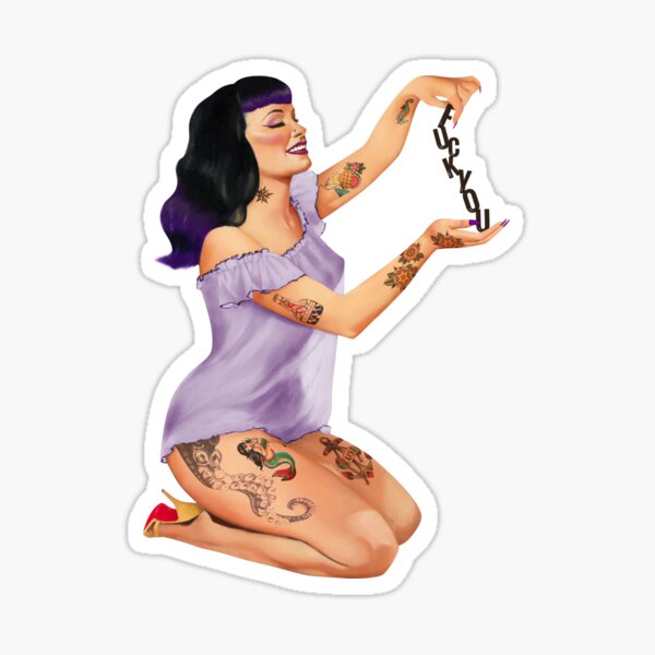 Metro&medio Designs - Cut Out Pin-up Sticker