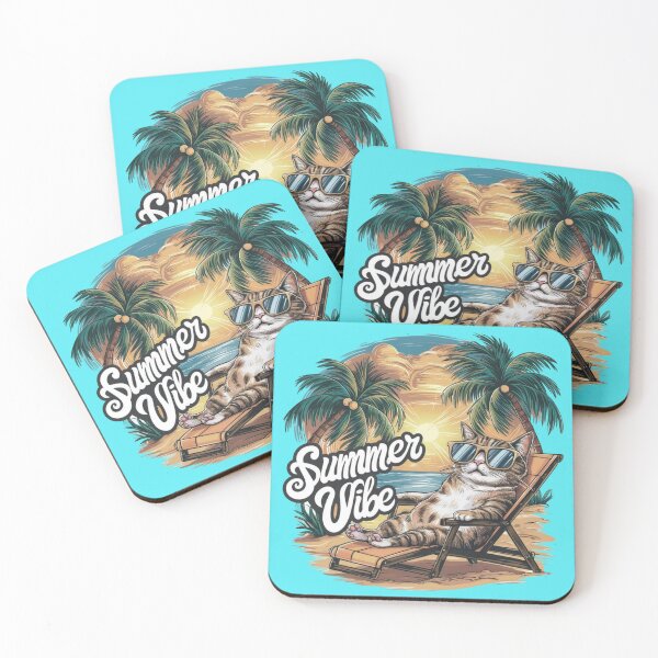 Item preview, Summer Vibe - Cat Edition designed and sold by PureViolence.