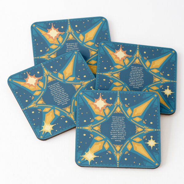 Item preview, (Isaiah 40:26) Christmas Star Bible Verse Art  designed and sold by Mayalight.