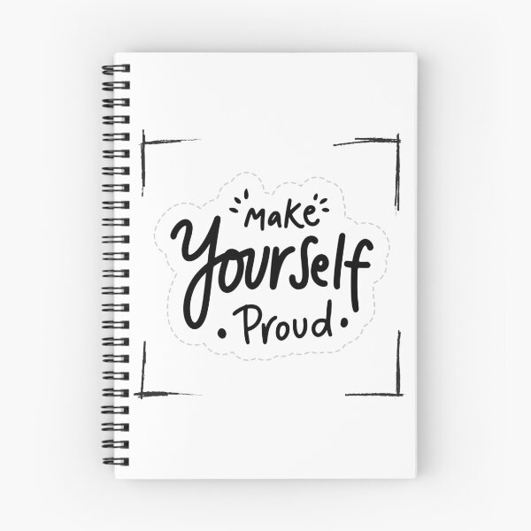Item preview, Make Yourself Proud - Motivational Quote designed and sold by Artistic Designs ⭐⭐⭐⭐⭐.