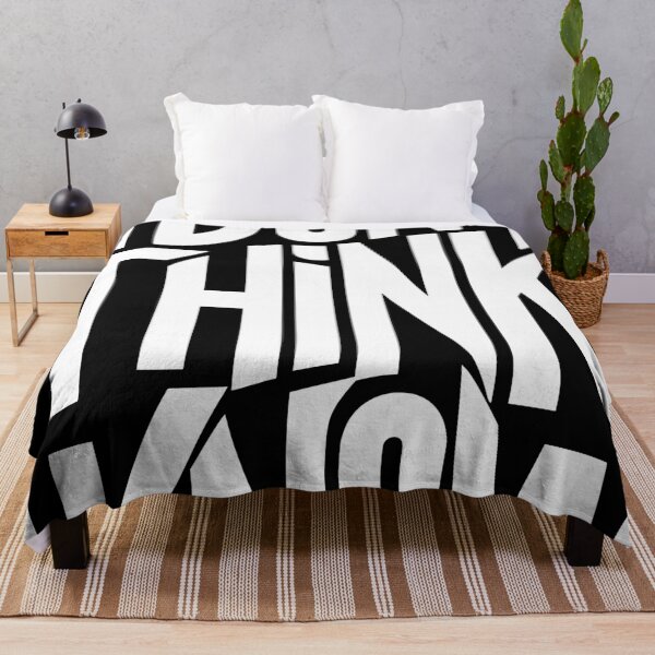 Item preview, I Don't Think, I Know Bold Typography designed and sold by necakaranfil.
