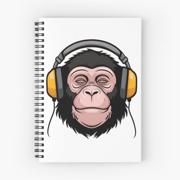 Item preview, Monkey Appreciating Music  designed and sold by PolygonPinnacle.