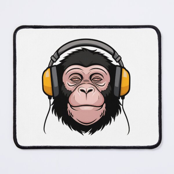 Item preview, Monkey Appreciating Music  designed and sold by PolygonPinnacle.