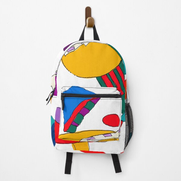Item preview, Abstract red green blue yellow background (white background) designed and sold by MentaLee.