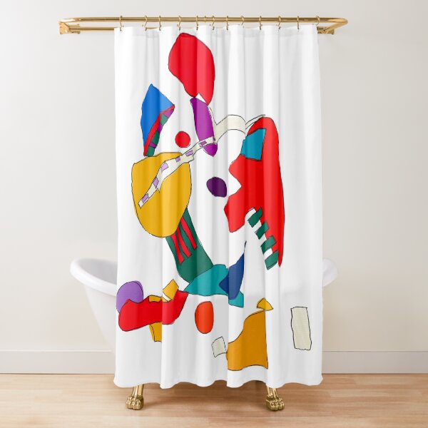 Item preview, Abstract red green blue yellow background (white background) designed and sold by MentaLee.