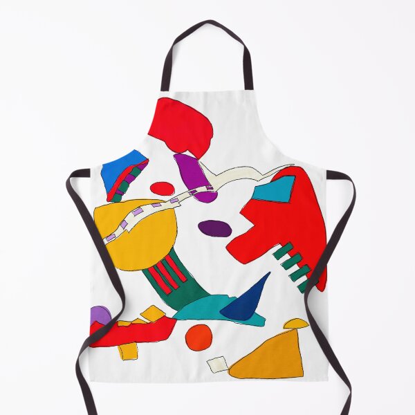 Item preview, Abstract red green blue yellow background (white background) designed and sold by MentaLee.
