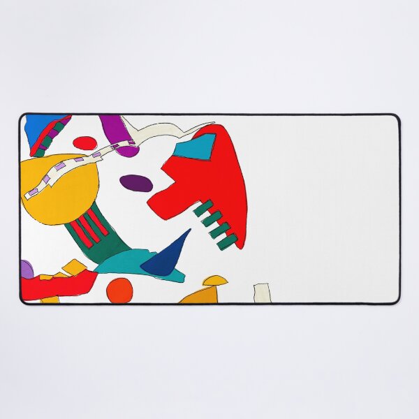 Item preview, Abstract red green blue yellow background (white background) designed and sold by MentaLee.