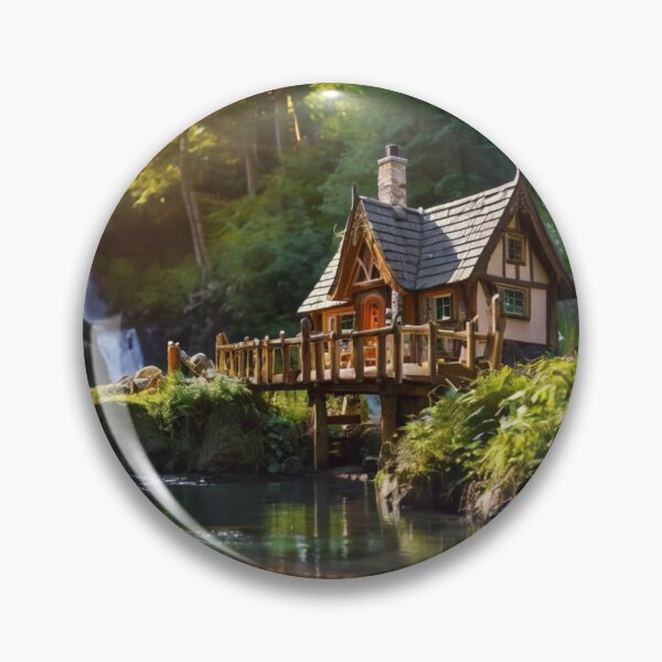 Item preview, Waterfall Whisper Cottage designed and sold by BlareBlare.