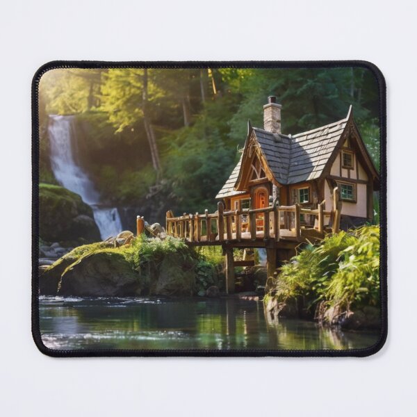 Item preview, Waterfall Whisper Cottage designed and sold by BlareBlare.