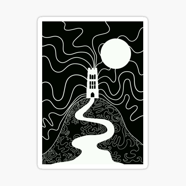 Item preview, Glastonbury Tor White designed and sold by Silvia Galliani.