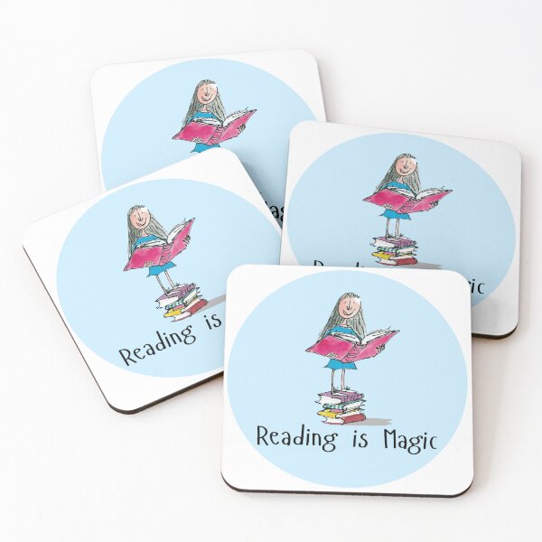 Item preview, Teacher librarian gift Book week Reading is Magic sticker Matilda sticker Book week 2024 sticker book week reading is magic Matilda  designed and sold by LaundrySalt.