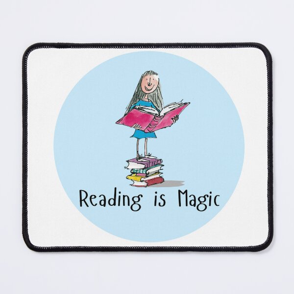 Item preview, Teacher librarian gift Book week Reading is Magic sticker Matilda sticker Book week 2024 sticker book week reading is magic Matilda  designed and sold by LaundrySalt.