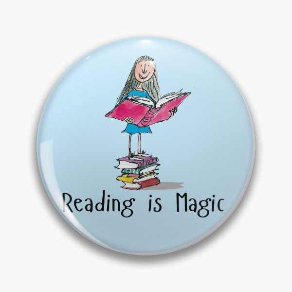 Item preview, Teacher librarian gift Book week Reading is Magic sticker Matilda sticker Book week 2024 sticker book week reading is magic Matilda  designed and sold by LaundrySalt.