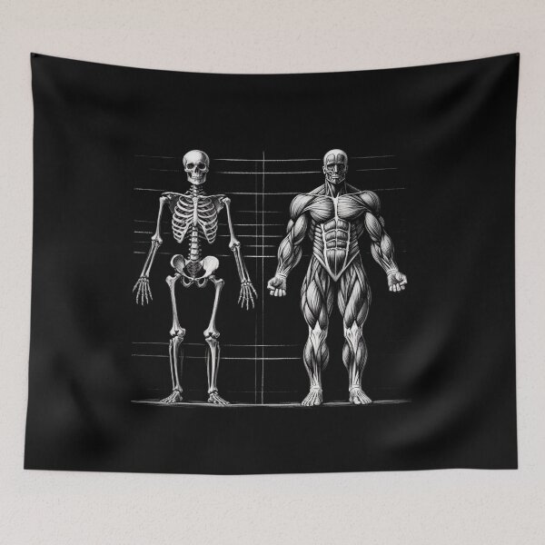 Item preview, Anatomy of human, bones and muscles designed and sold by EnergeticGirl.