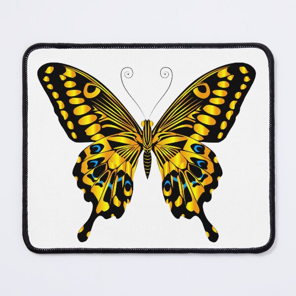 Item preview, Beautiful delicate airy yellow butterfly illustration isolated whitebackground designed and sold by Artistic Designs ⭐⭐⭐⭐⭐.