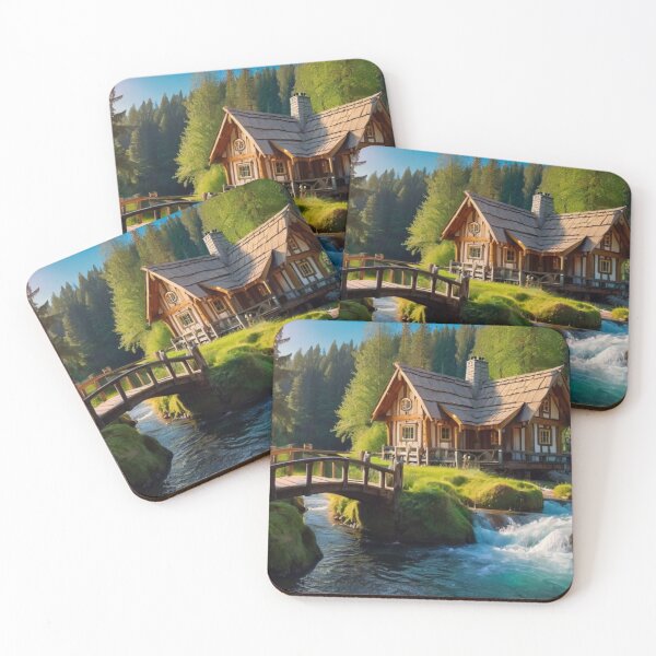 Item preview, Waterfall Haven Cottage designed and sold by BlareBlare.