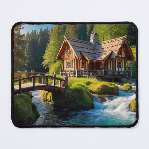 Item preview, Waterfall Haven Cottage designed and sold by BlareBlare.