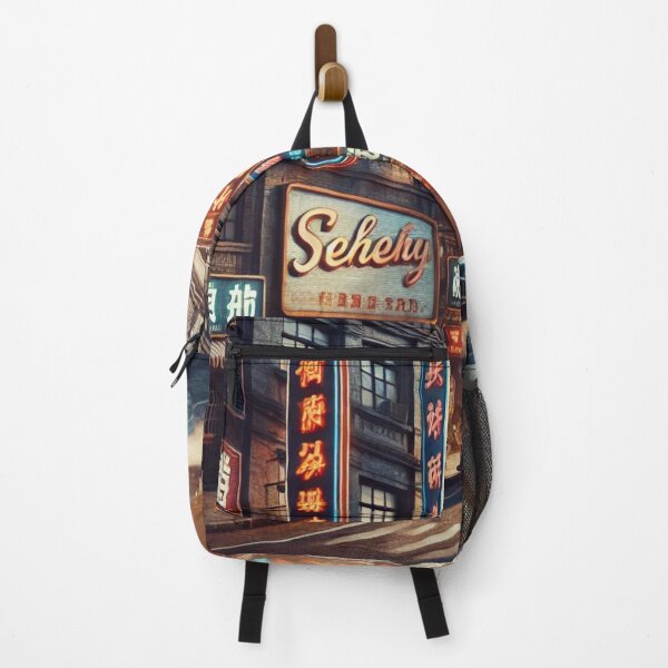 Item preview, Neon-Lit Vintage Street designed and sold by Koalangel.