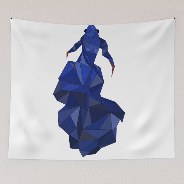 Item preview, geometric betta fish designed and sold by nutmeg212.