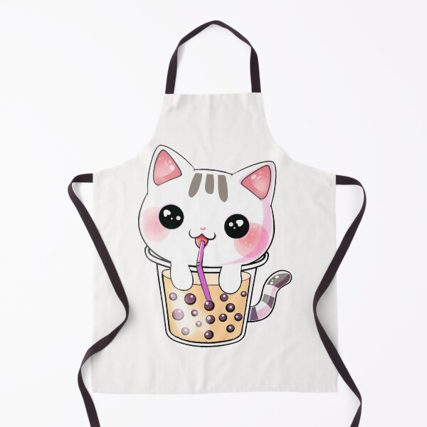 Item preview, Kawaii cat bubble tea designed and sold by AngelinaBezm.