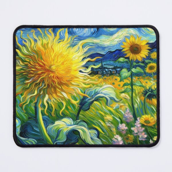 Item preview, Sunflowers in Van Gogh style: A masterpiece of nature and art designed and sold by FotoworldEdel.
