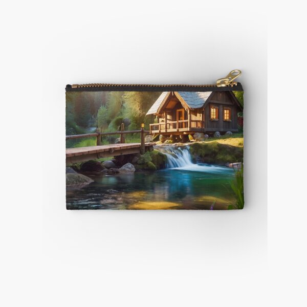 Item preview, River Enchantment Cottage designed and sold by BlareBlare.