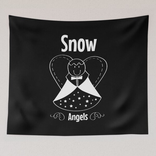Item preview, Snow Angeles – Serene Winter Angel Art Design for Apparel, Home Decor, and Accessories designed and sold by Luxuriously.