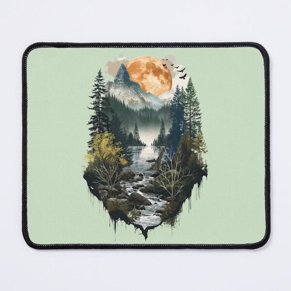 Item preview, A serene and mystical forest landscape. designed and sold by chicterday.