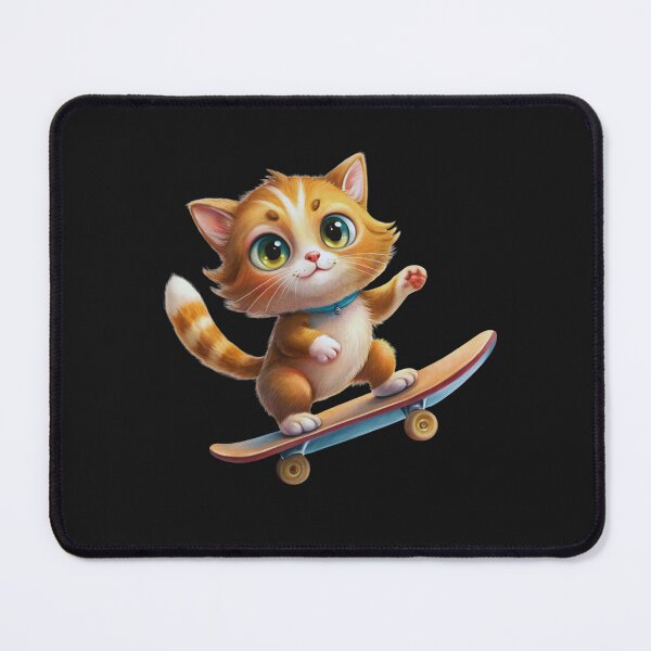 Item preview, Skateboarding Kitty Fun designed and sold by JAMESAMORN.