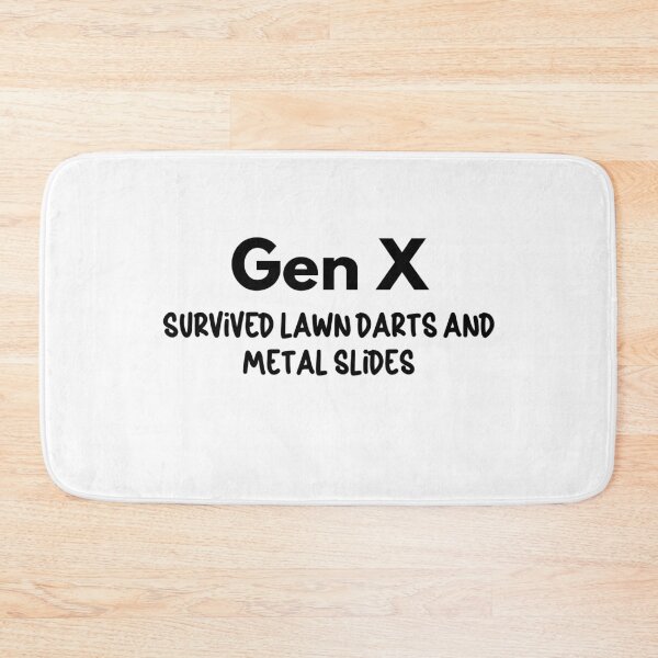 Item preview, Gen X - Survived Lawn Darts and Metal Slides designed and sold by Travelslightly.