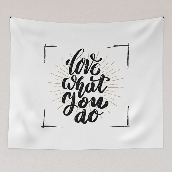 Item preview, Love What you Do - Motivational Quote designed and sold by Artistic Designs ⭐⭐⭐⭐⭐.