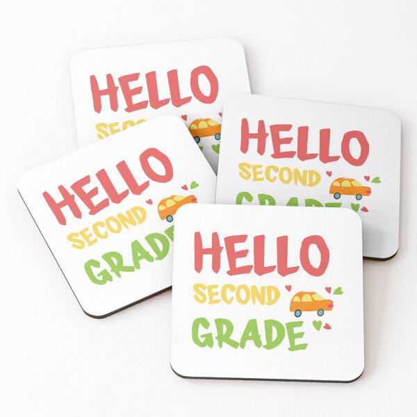 Item preview, HELLO SECOND GRADE designed and sold by 101univers.