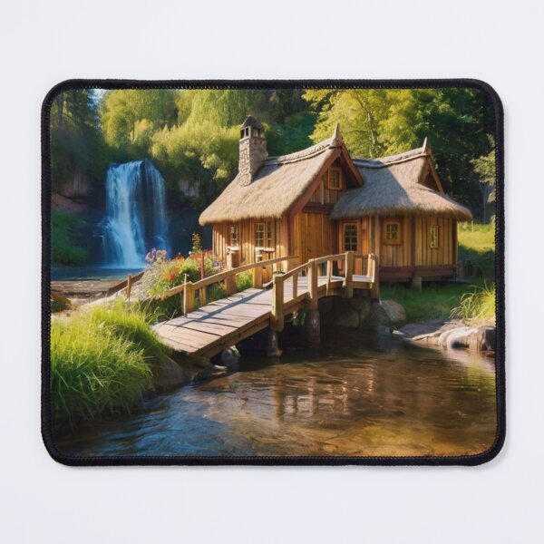 Item preview, Waterfall Hideaway Cottage designed and sold by BlareBlare.