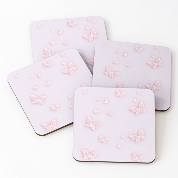 Item preview, Pink butterflies  designed and sold by Eternallykawaii.