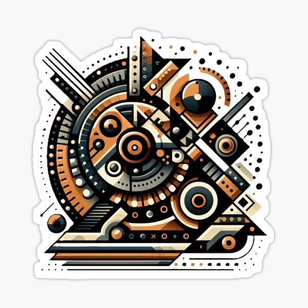 Item preview, Mechanical Marvel: Geometric Artistry designed and sold by jeevaganps.