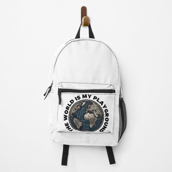 Item preview, The World is My Playground, world map designed and sold by EnergeticGirl.