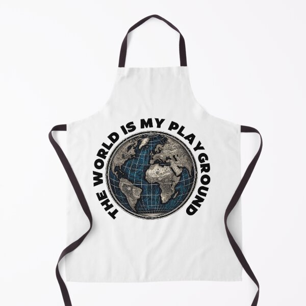 Item preview, The World is My Playground, world map designed and sold by EnergeticGirl.