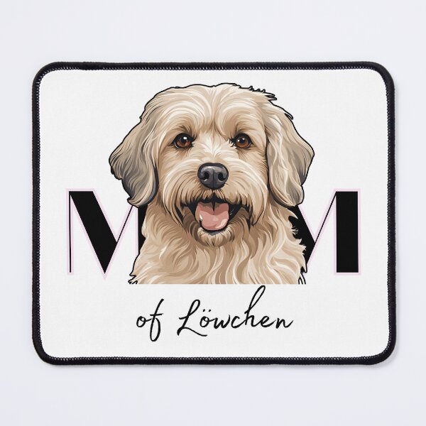 Item preview, Minimalistic aesthetic Mom of black and tan Lowchen Dog  designed and sold by GoodyPaws.