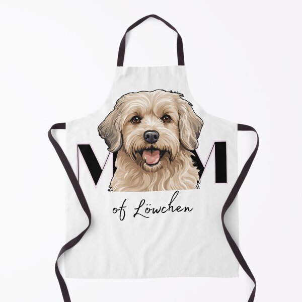 Item preview, Minimalistic aesthetic Mom of black and tan Lowchen Dog designed and sold by GoodyPaws.