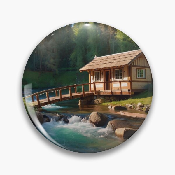 Item preview, Riverbank Enchantment Cottage designed and sold by BlareBlare.