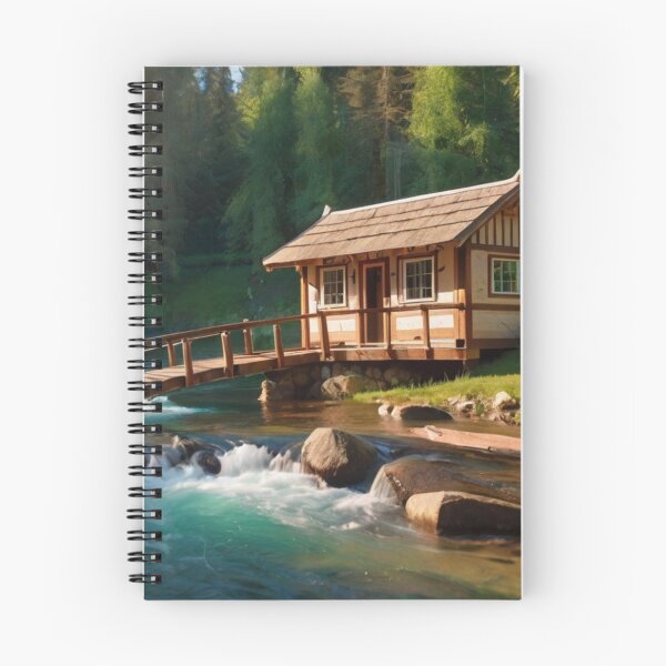 Item preview, Riverbank Enchantment Cottage designed and sold by BlareBlare.