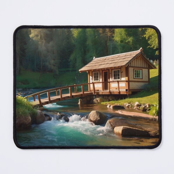 Item preview, Riverbank Enchantment Cottage designed and sold by BlareBlare.