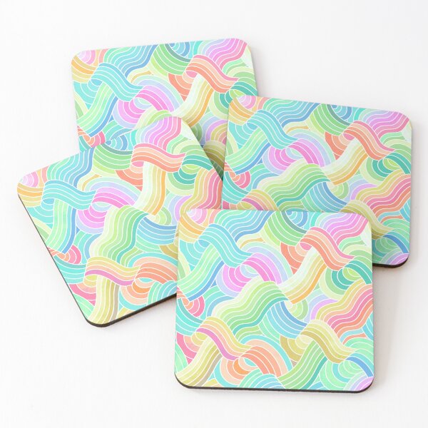 Item preview, Rainbow Ribbons - Pastel Candy Colors designed and sold by TigaTiga.