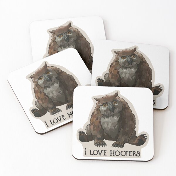 Item preview, Owlbear Hooters print  designed and sold by Skeletal-Panda.