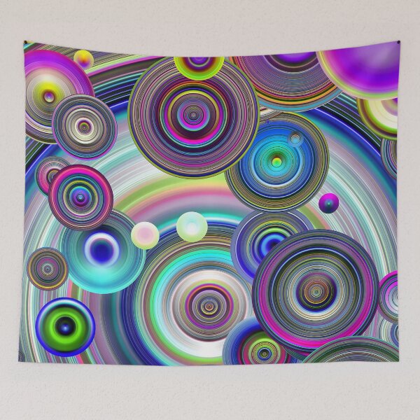 Item preview, Mesmerize 022724 Concentric Disks Abstract Art designed and sold by Warren Paul Harris.