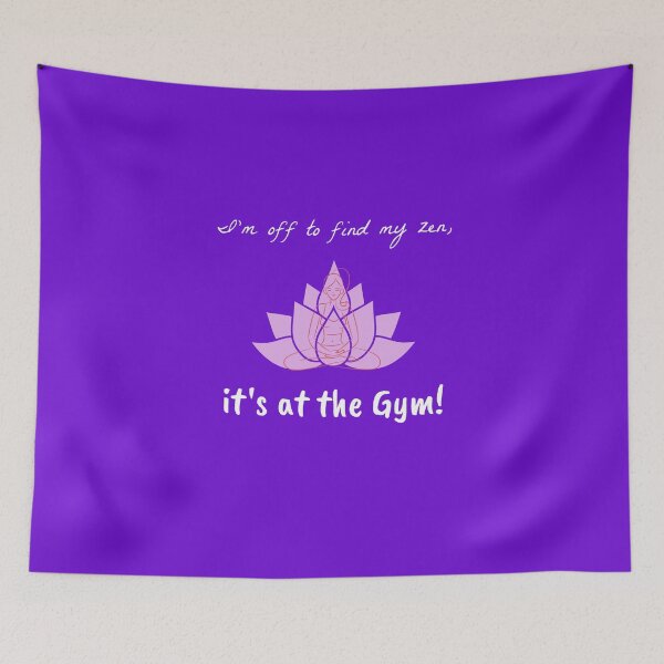 Item preview, I'm off to find my zen, it's at the gym! designed and sold by Explortees.